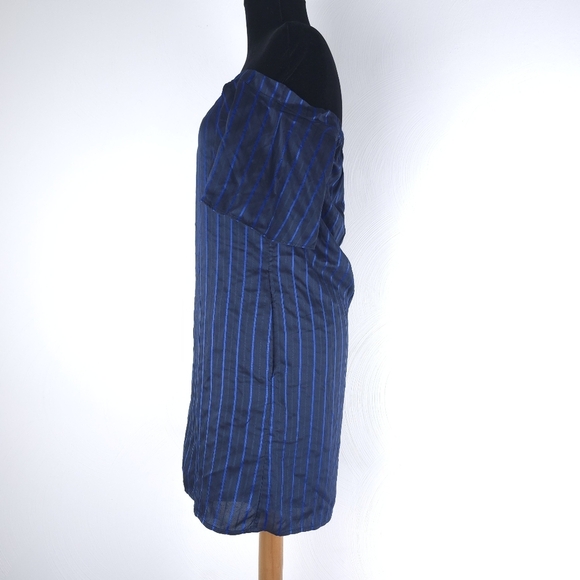 Banana Republic Pinstripe Mini Petite XS NWT - Picture 5 of 7